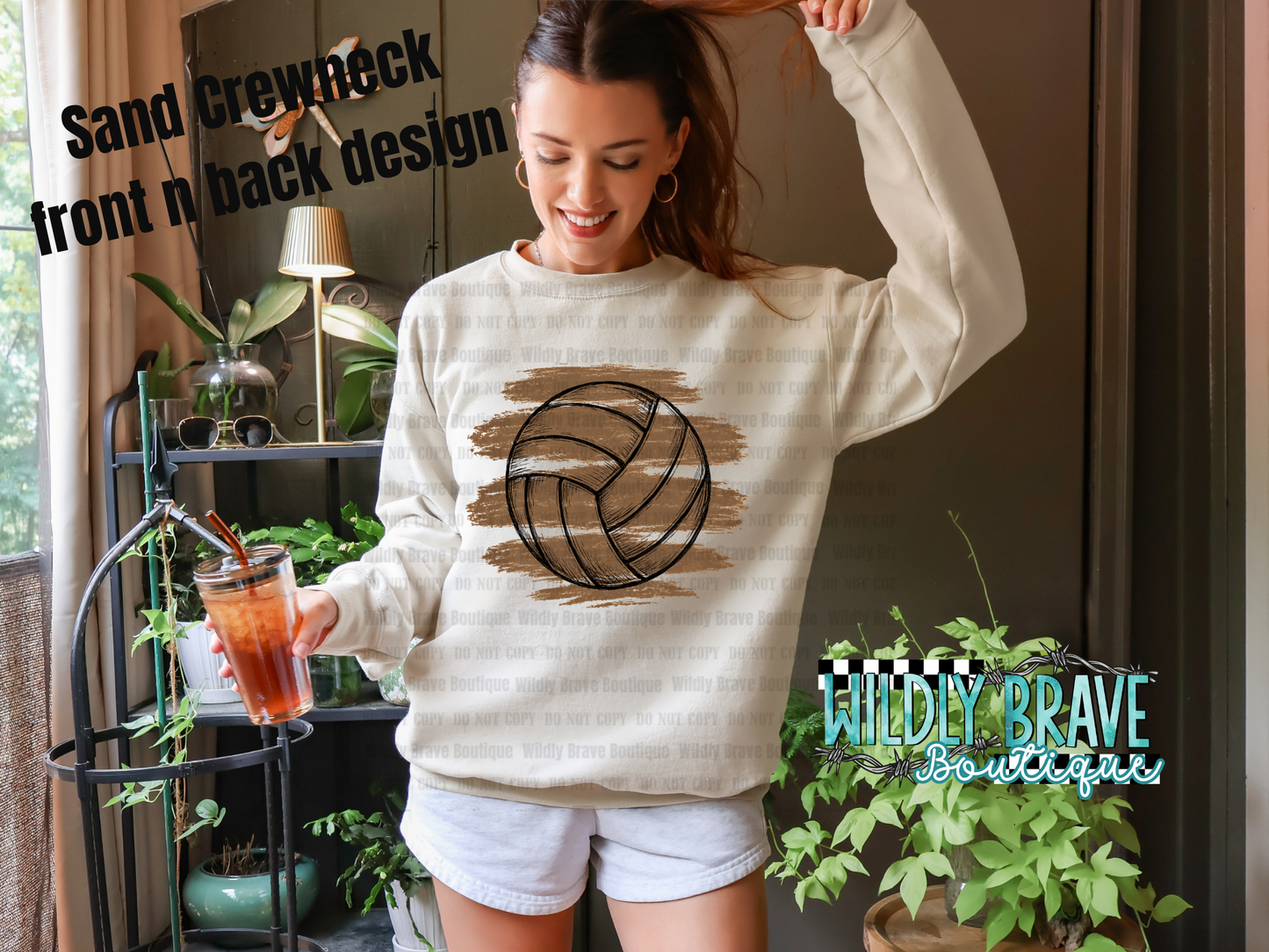 Volleyball mama Graphic Tee or Crewneck