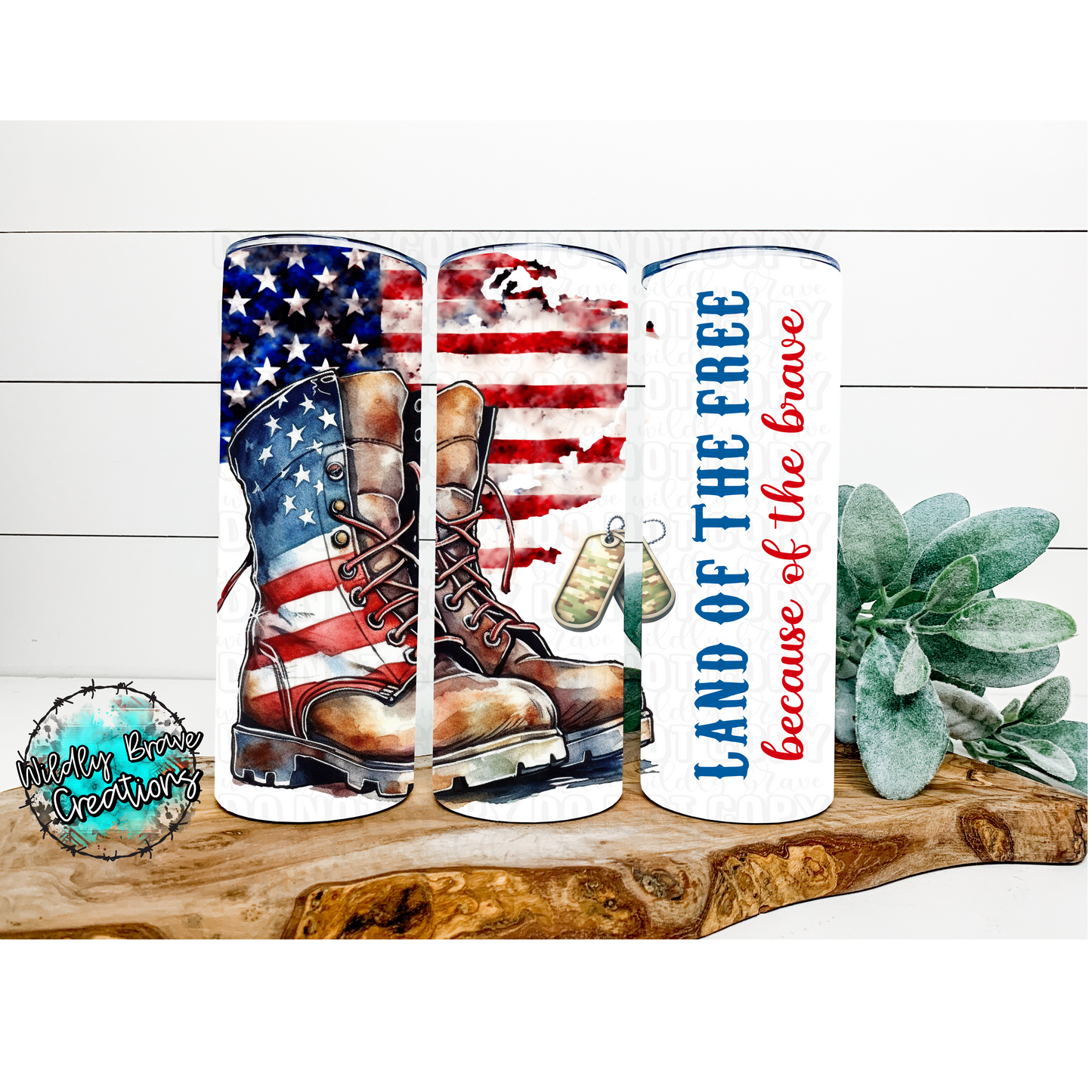 Land Of The Free Tumbler