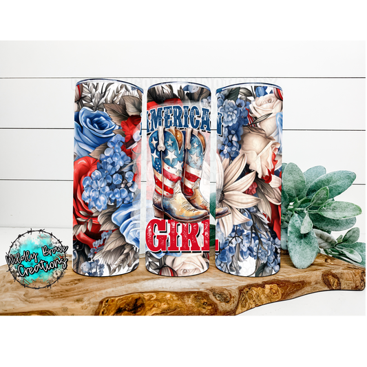 American Girl Tumbler