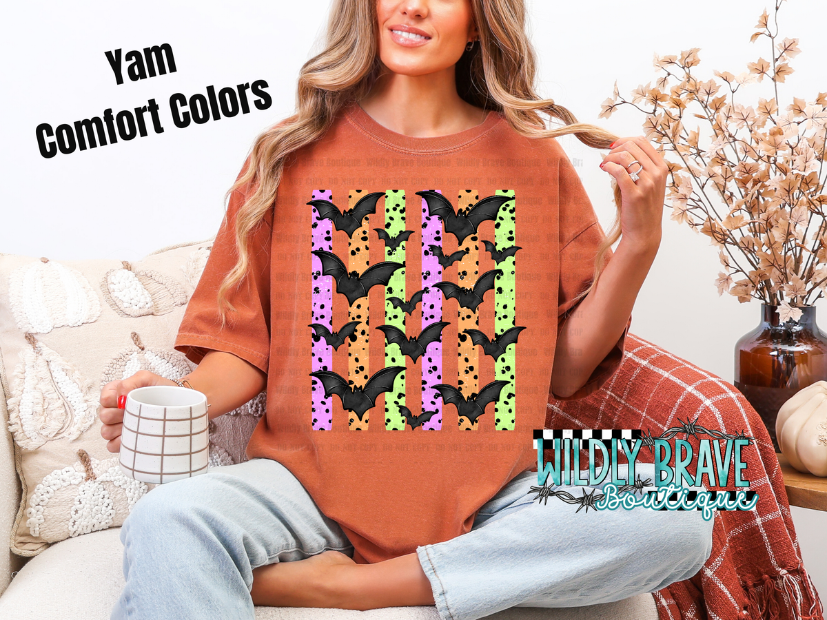 Neon Batty Graphic Tee