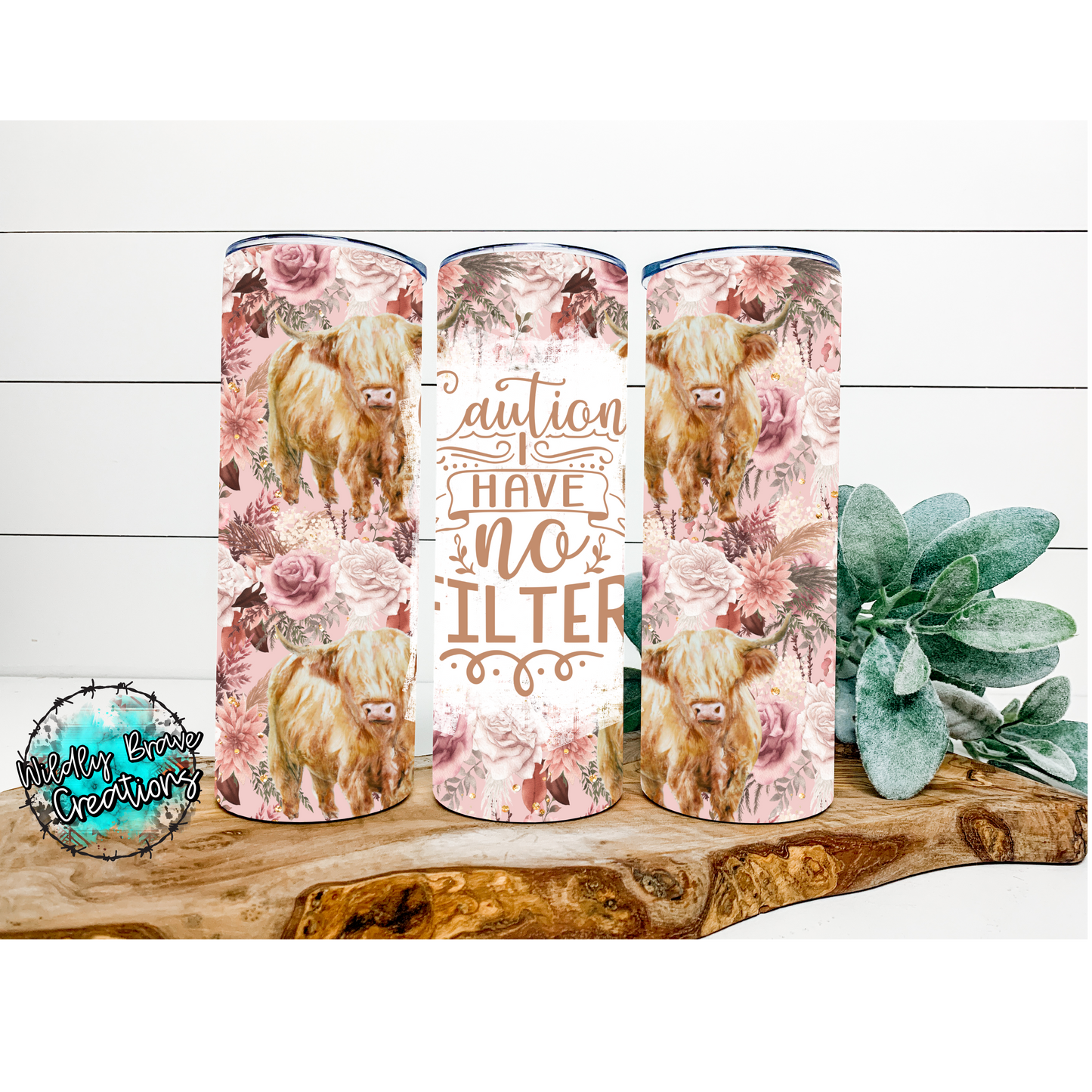 Caution I Have No Filter Drinkware