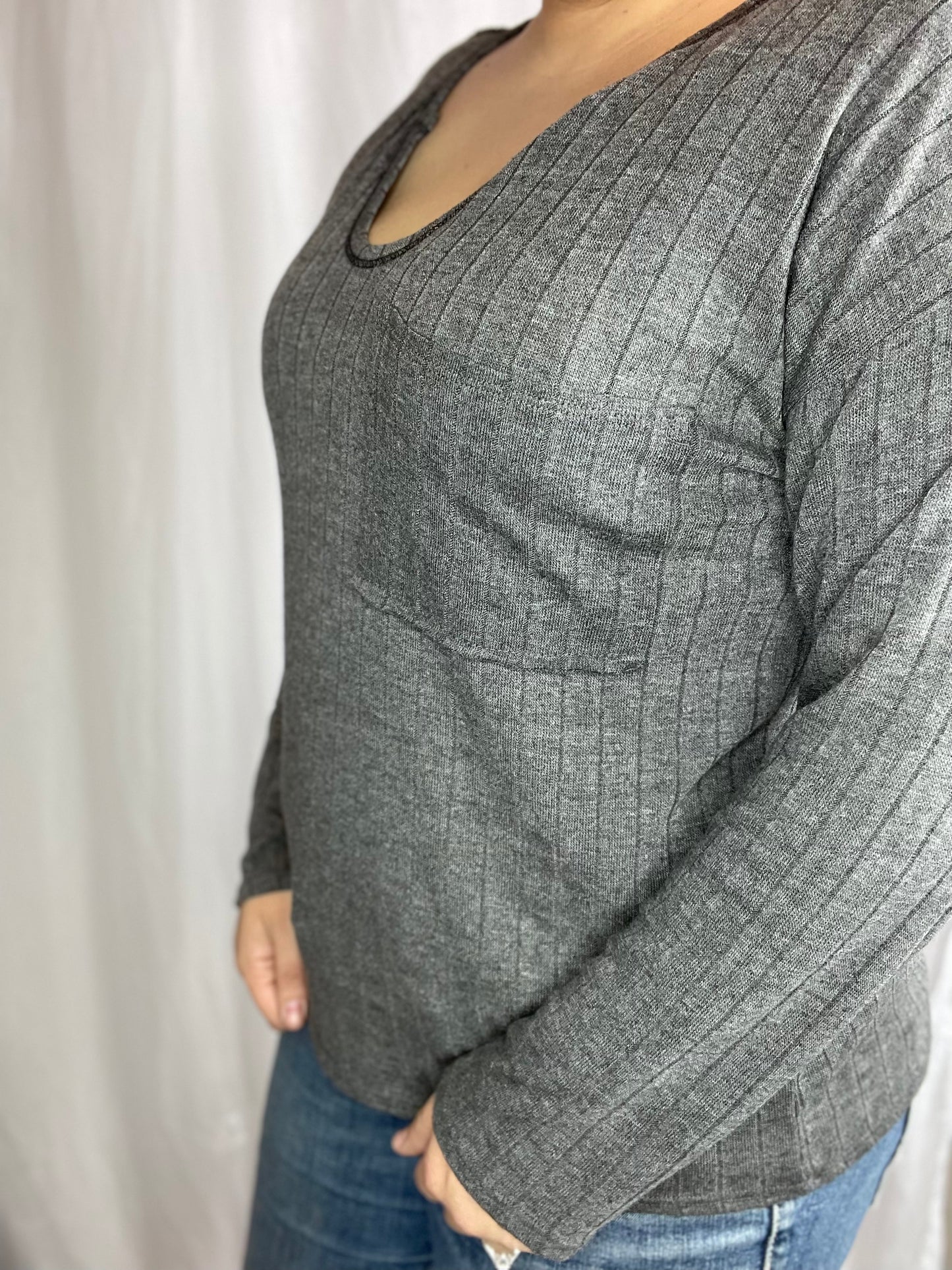 SYDNEY CHARCOAL RIBBED